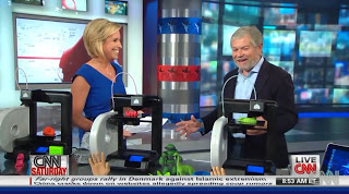 Abe Reichental discusses the Cube 3D Printer on CNN