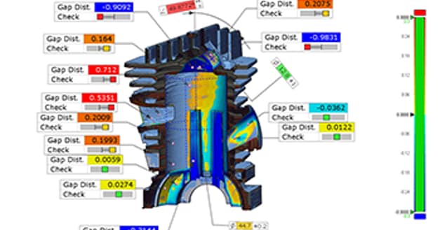 CAD 感知尺寸，PMI 支持和适用于计量的全面 GD&T 标注