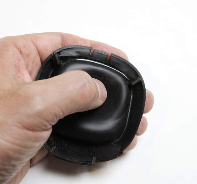 “3D Systems’ Figure 4 ELAST-BLK 10 material has the same properties as rubber. It’s beyond our expectations,” says Lukass Legzdins, R&D manager, Splitvision.