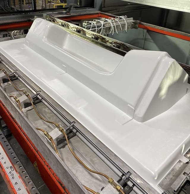 3d systems titan customer duo form thermoform part closeup