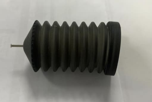 Silicone bellows for car braking system