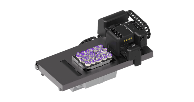 MJP 300W Plus 3D printer engine with purple parts