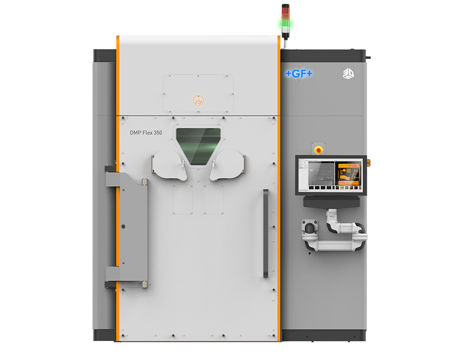 3D Systems製 3D金属プリンター DMP Flex 350。強固な扉が特徴的。