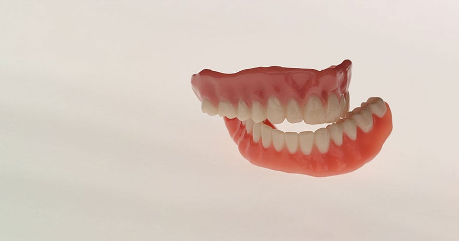 a rendering of dentures