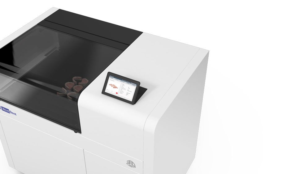 NextDent 300 rotating touch screen user interface