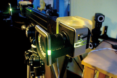 The close relationship between motion-capture and VR led Crescent to develop a new head-mounted display.