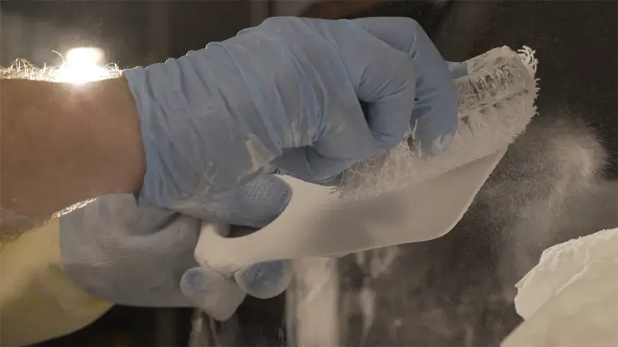 3D printed custom insoles coming out of the Spro 60 3d printer