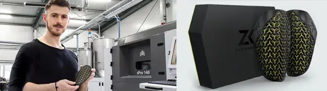 3D printed shin guards in SLS 