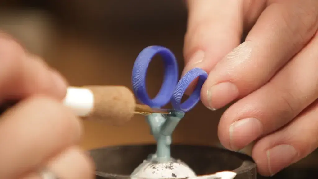 3D printed casting patterns created in MJP Wax materials