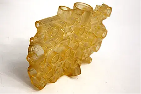 SLA prototype of 1999 gearbox hydraulic manifold