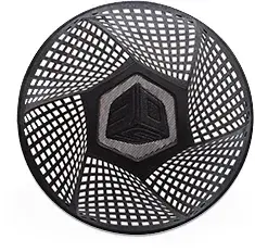 3D Systems plastic part printed via MJP machines.