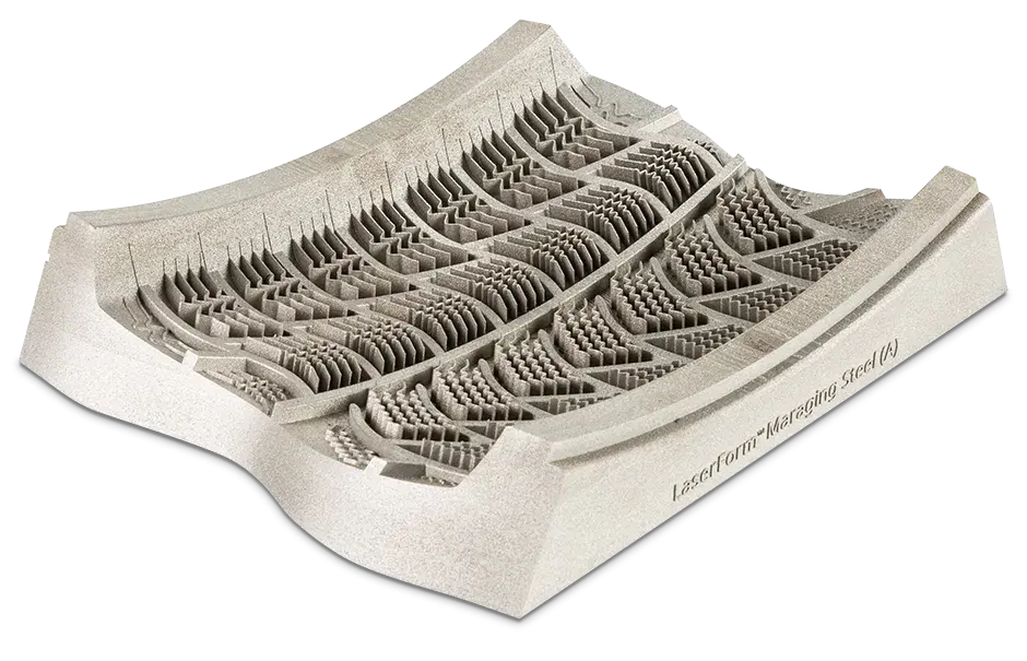 3d systems prox dmp 320 laserform maraging steel (a) tire mold