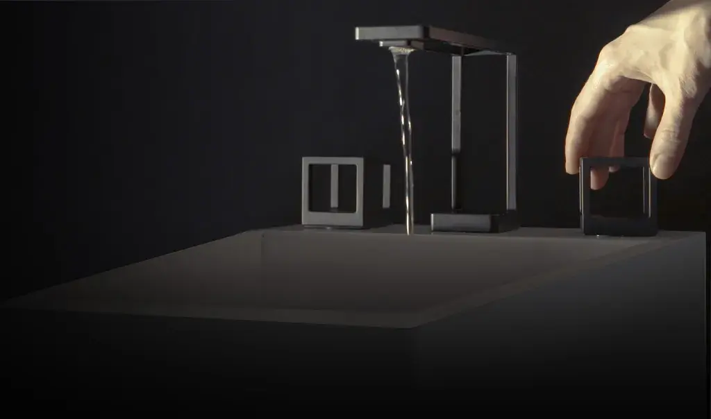 KALLISTA, Bill McKeone, designed the new Grid faucet line with 3D metal additive manufacturing, also know as Direct Metal Laser Sintering (DMLS)