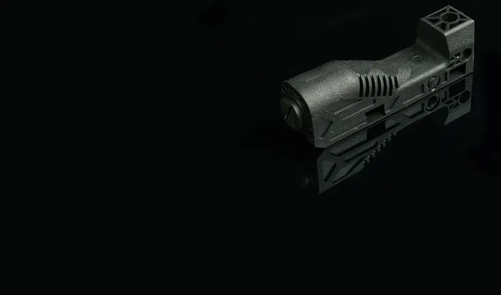 Bushnell scope prototype 3D printed using 3D Systems ProJet MJP 2500