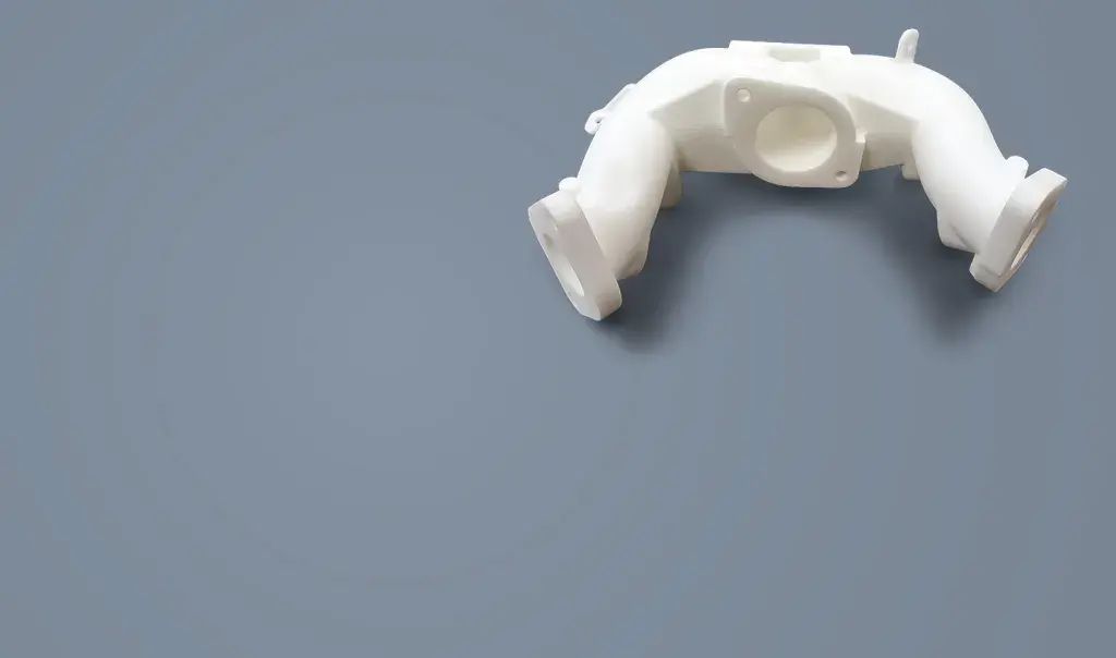 SLS printed V-Twin intake manifold by Briggs & Stratton