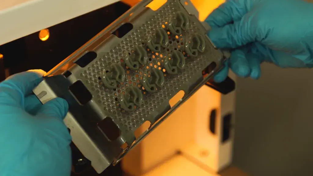 Figure 4 parts on platform at Rapid Application Group