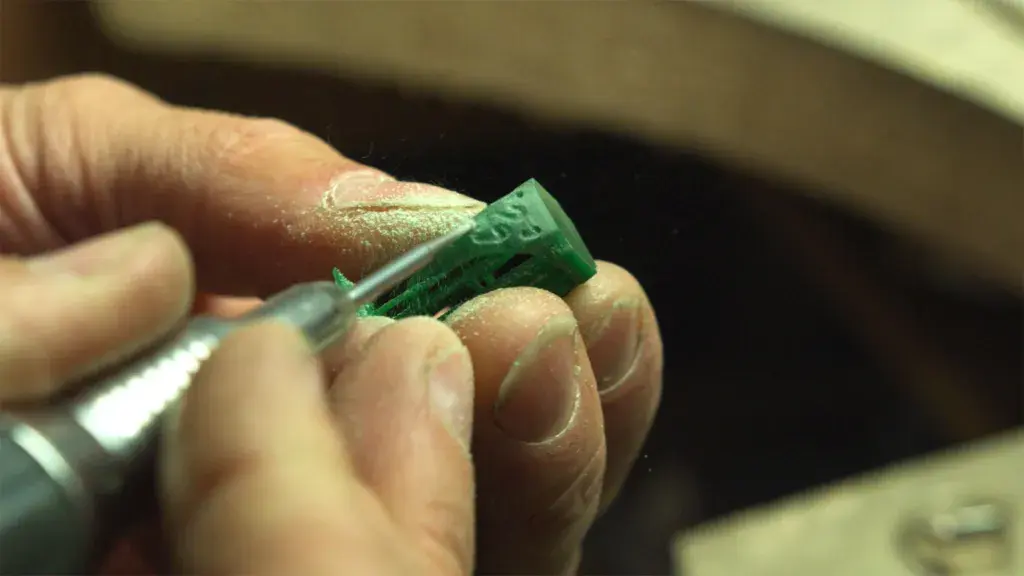 Applying traditional bench techniques to FabPro 1000 3D printed casting pattern