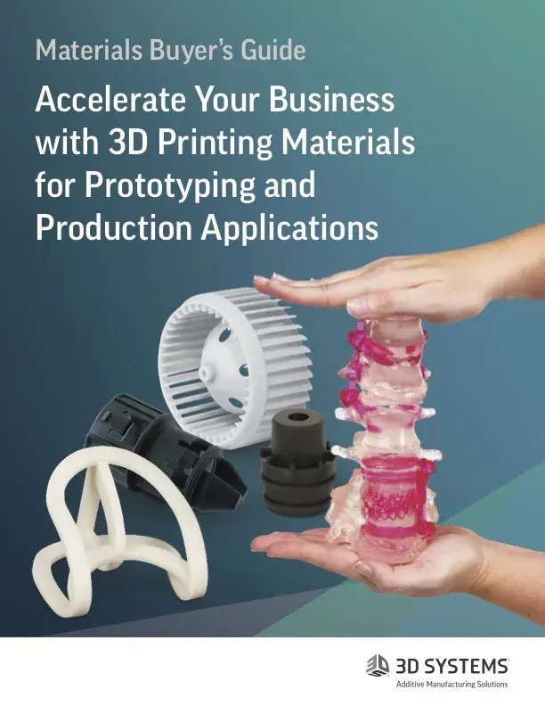 3D Systems Materials Buyers Guide