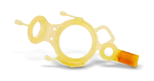 A printed medical part made from Figure 4 EGGSHELL-AMB 10