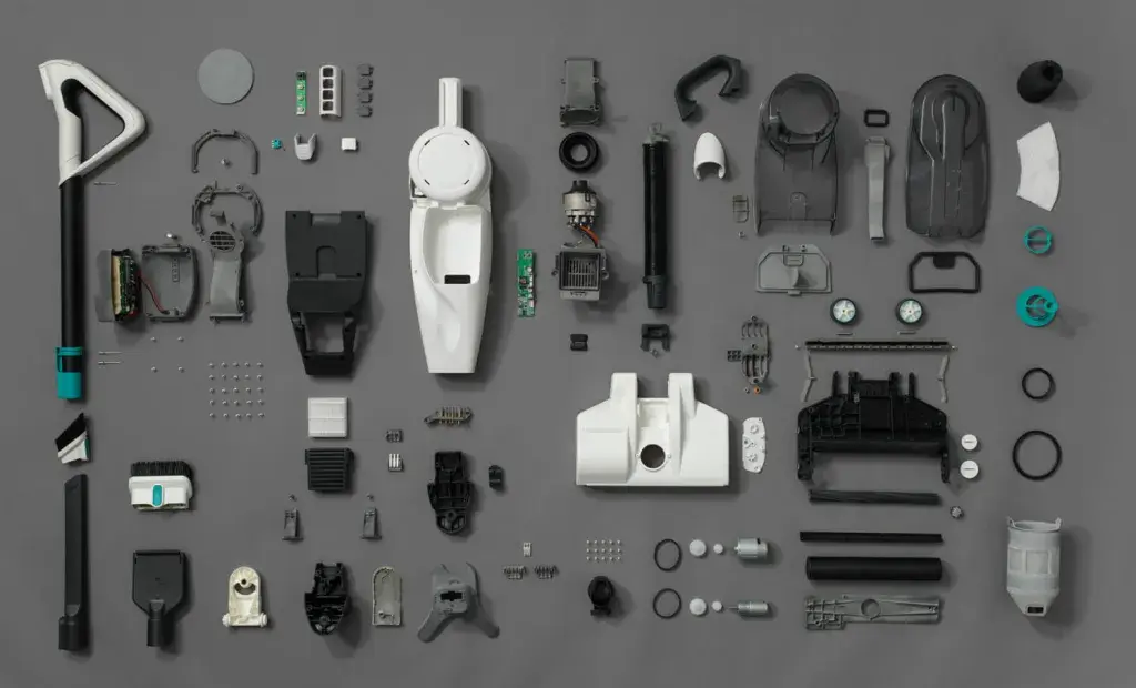 Parts made for Lupe's pre-production prototype by 3D Systems On Demand