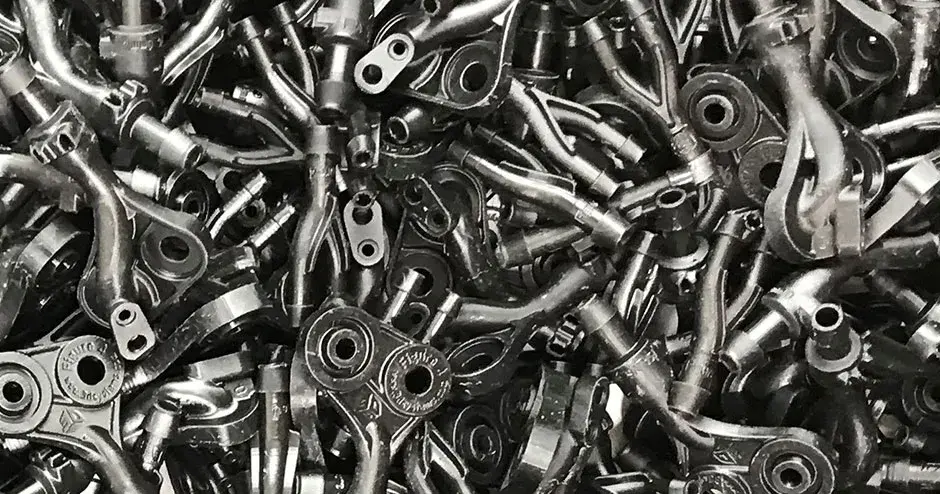 a group of plastic 3d printed parts