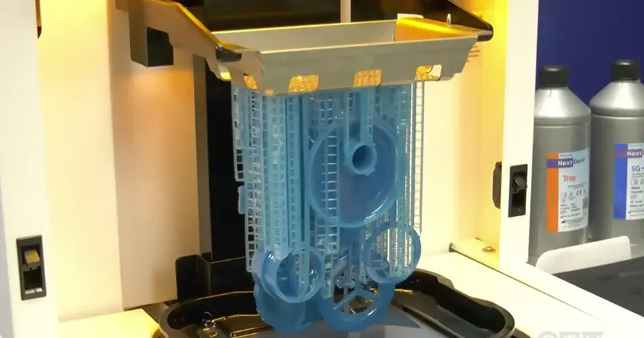 a 3D printer used by The Denture Center 