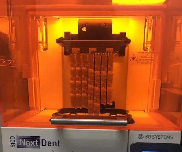 DenMat auto-stacking feature on the NextDent 5100
