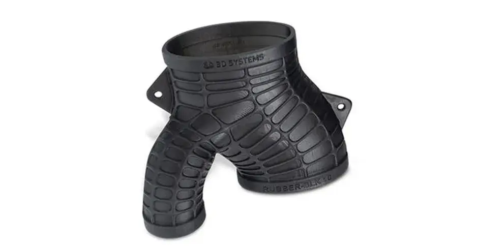 A manifold adaptor made from Figure 4 Rubber BLK 10