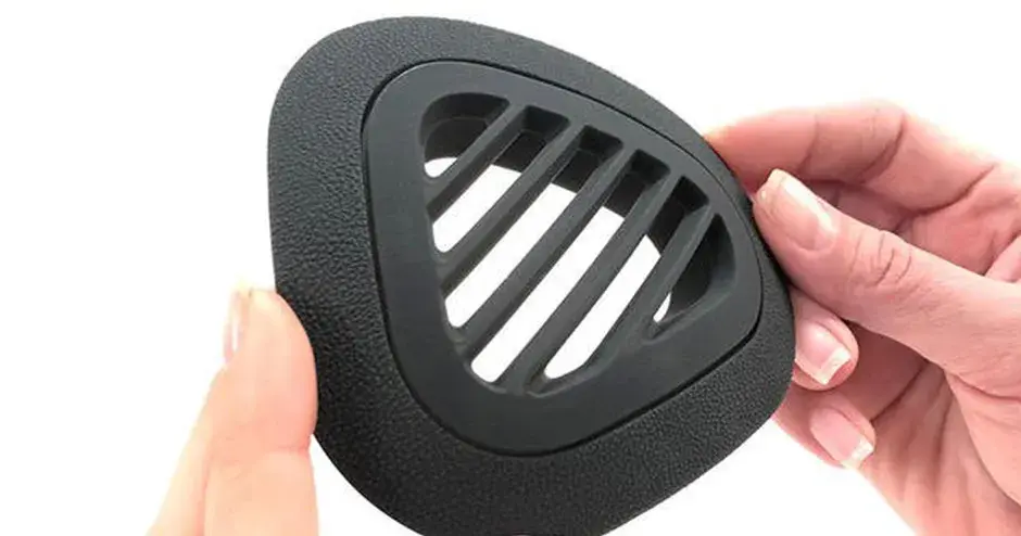 A clip vent printed with Figure 4 Pro Black