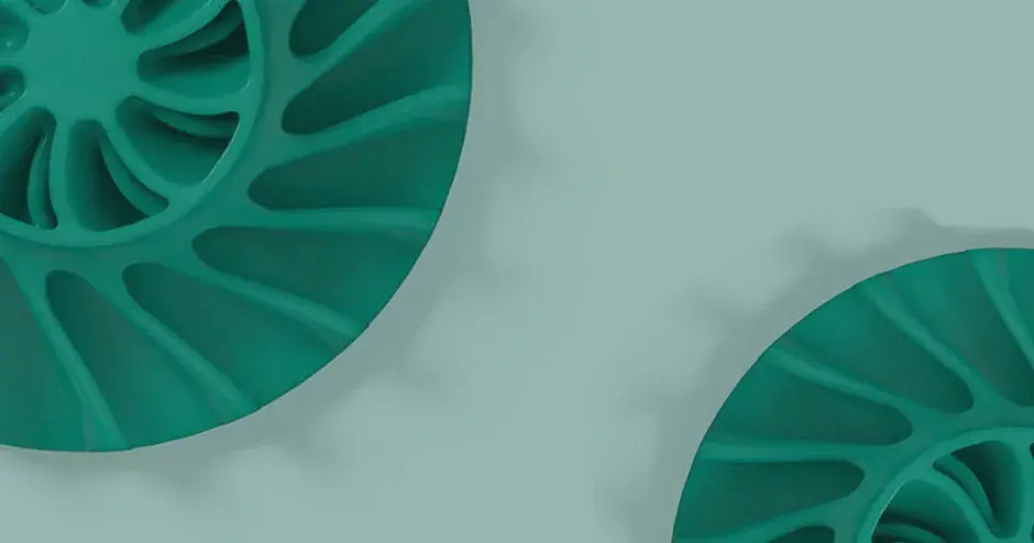 metal-casting-wax-image-projet-mjp-2500-ic-green-wax-impeller