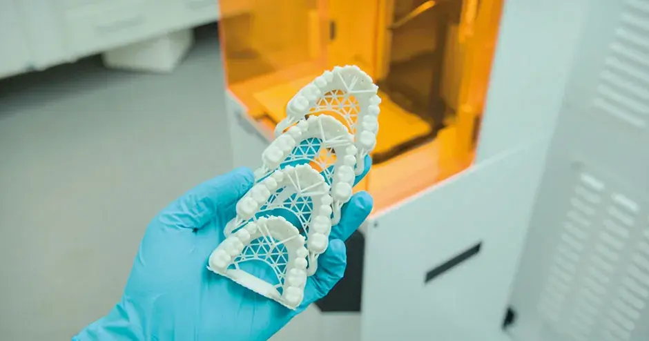 3D printed orthodontic molds