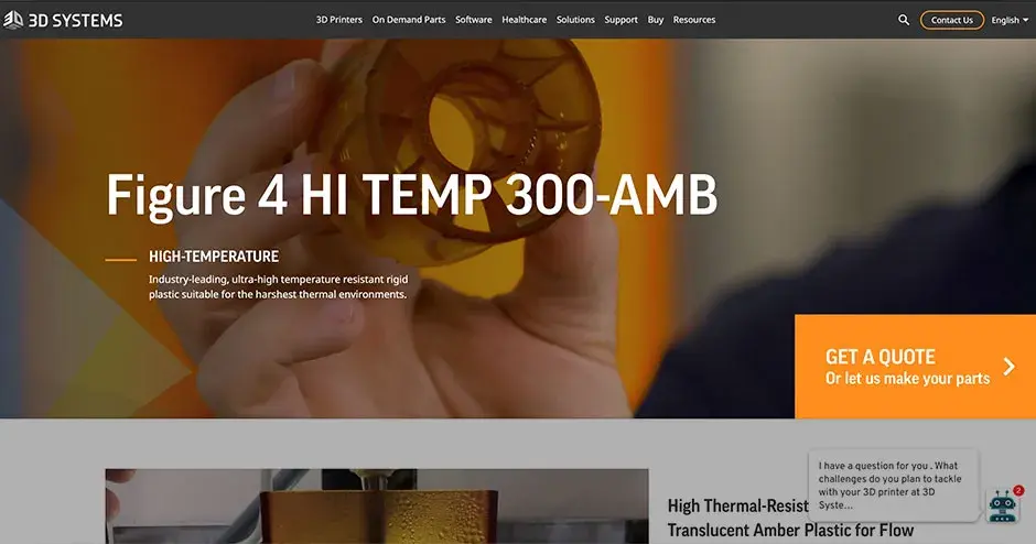 A screenshot of a web page ambient video example