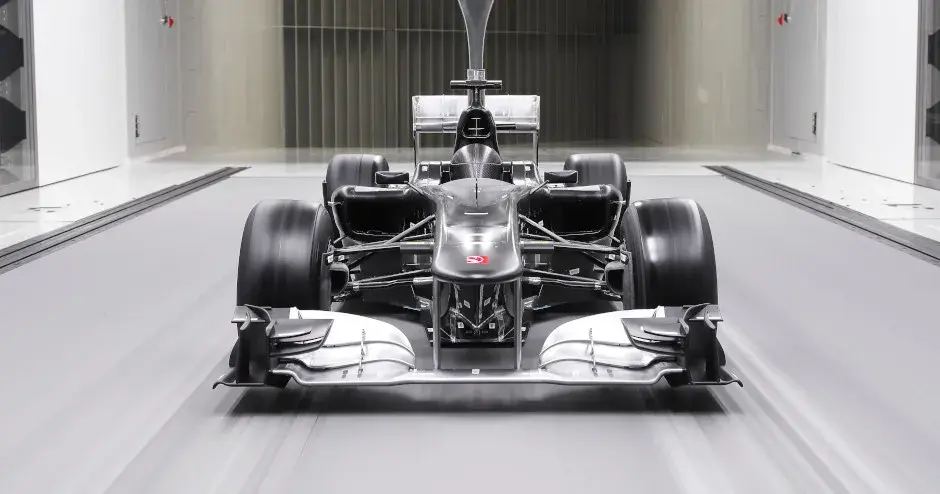 Sauber Wind Tunnel Testing Model for Motorsports