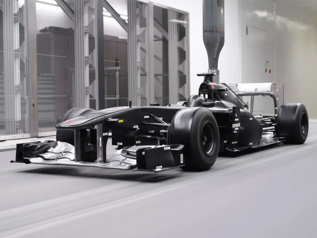 Sauber Engineering wind tunnel model testing using SLA parts