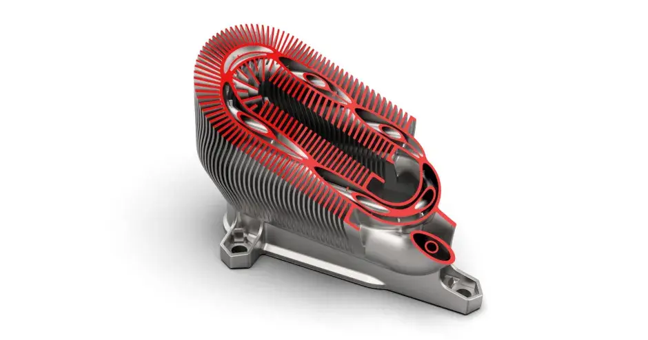 3D Systems DMP Laserform 316L Lamellar heat Exchanger