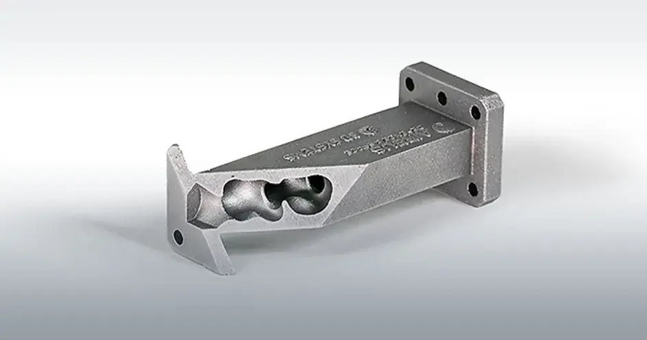 Airbus Monolithic DMP Part Cutaway