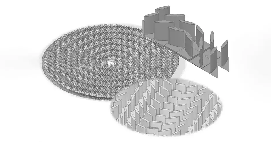 illustration of sections of the gpl antenna