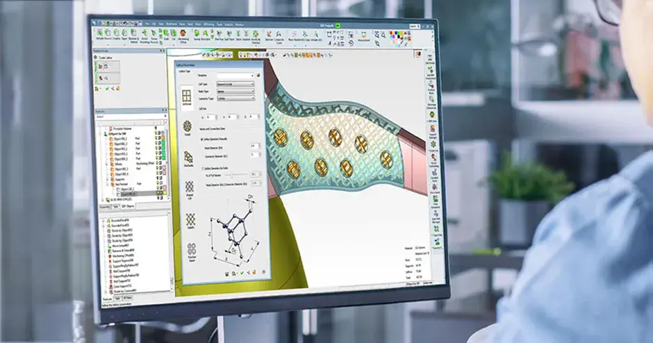 image showing computer screen with software programming