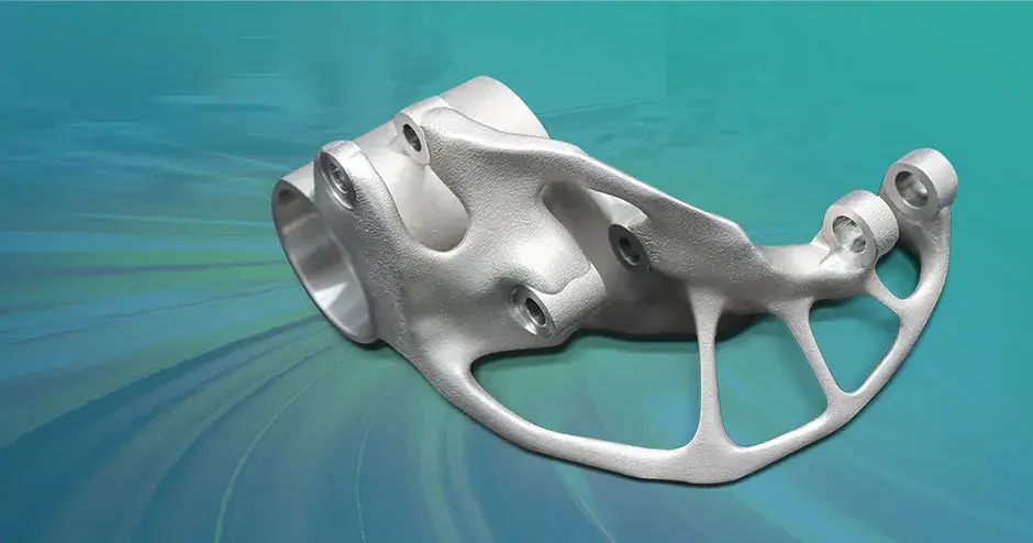 a metal 3D printed part for motorsports