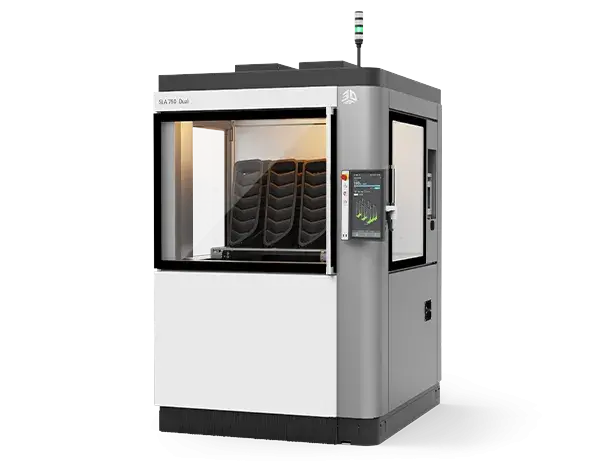 SLA 750 Dual 3D printer angle