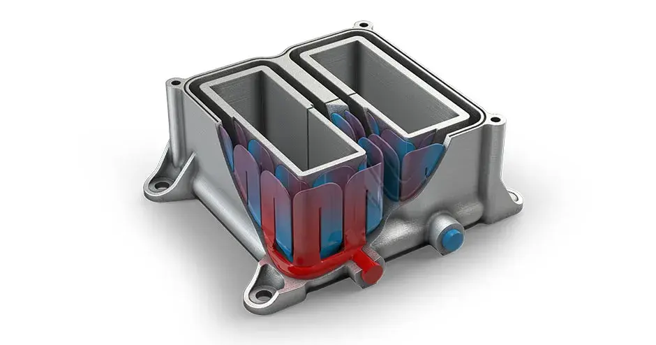 Semiconductor Cooler with Fluid