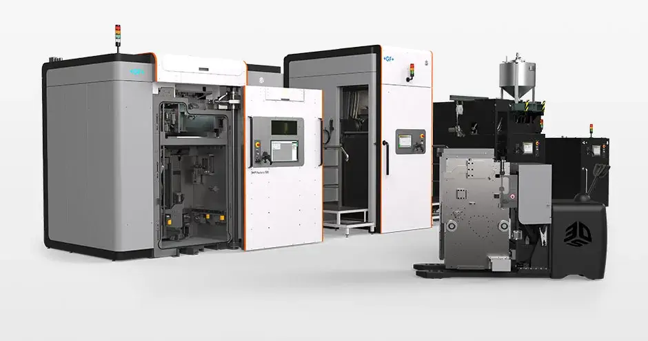 The DMP Factory 500 3D printers and modules