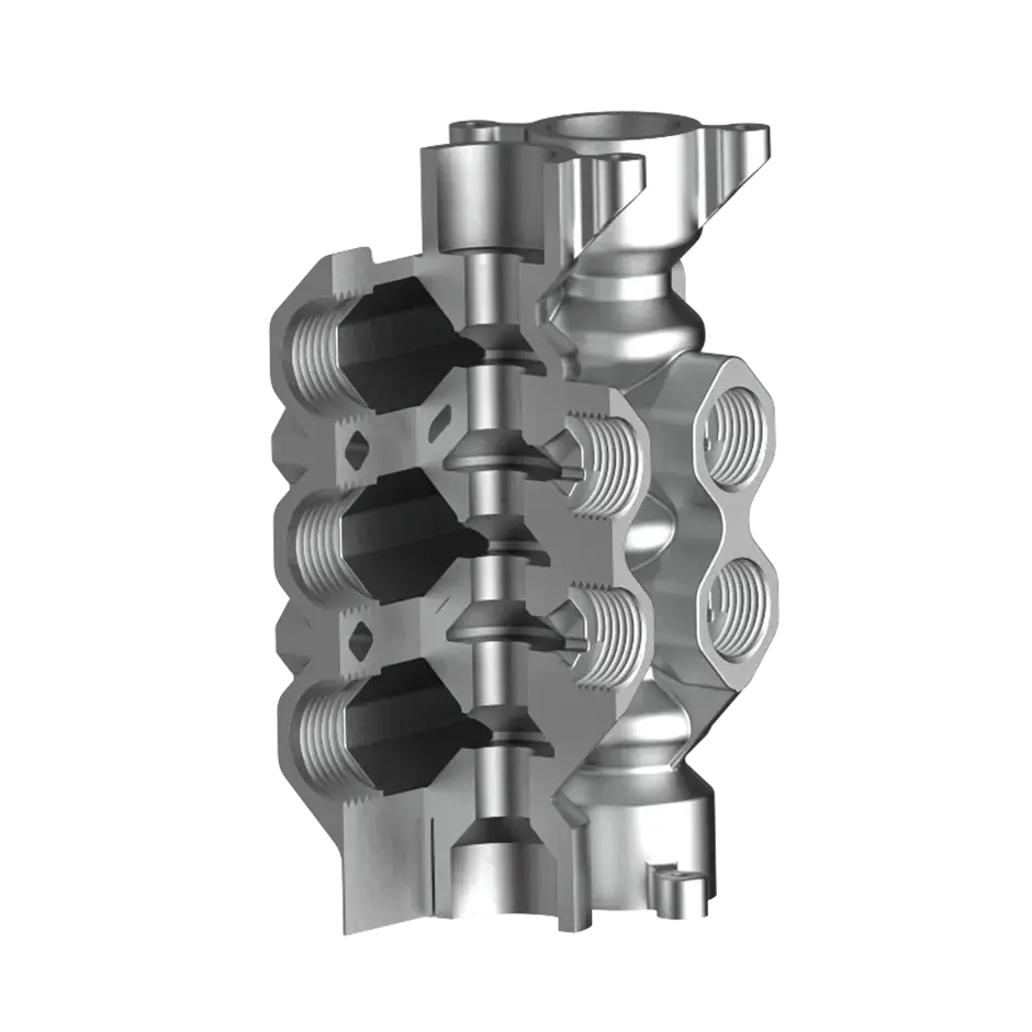Laserform 316L (B) Optimized Manifold