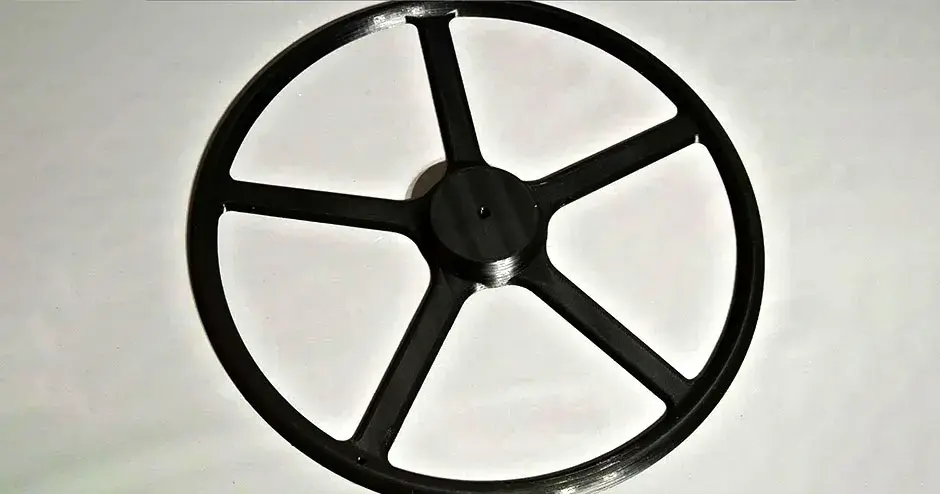 A Wheel made from Filament Material