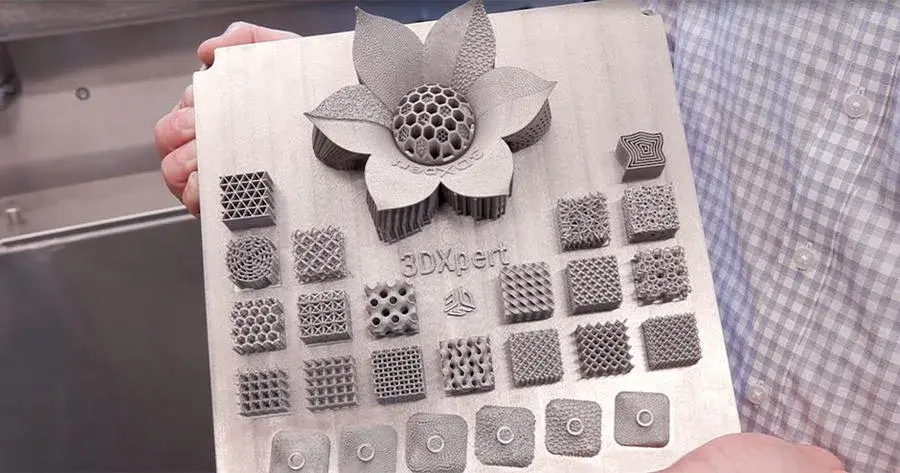 3D Printed metal parts made from the DMP 350 printer