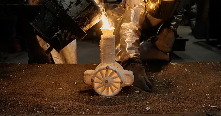 3D printed wax patterns drop seamlessly into the foundry process for rapid production of cast parts