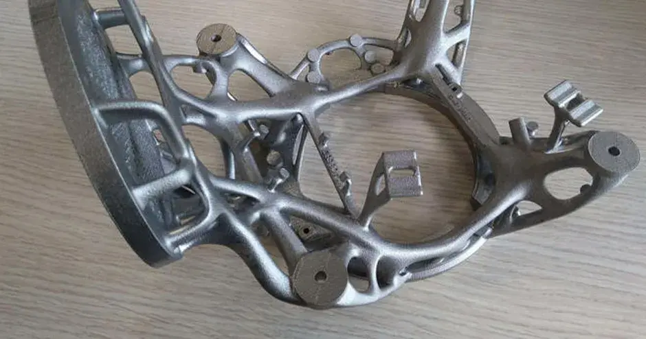 Electrical Thruster Mechanism component 3D printed in titanium