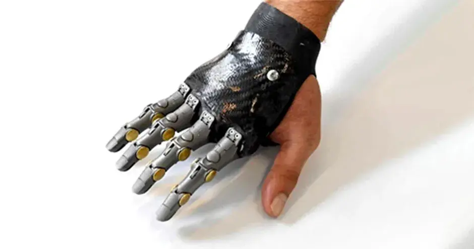 A 3D printed four finger socket made from LaserForm Ti Gr23 (A)