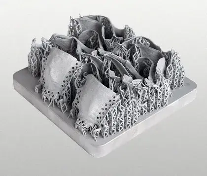 3d printed metal dental parts