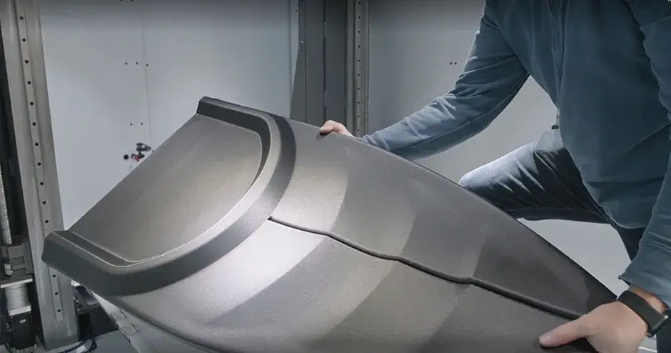 Extrusion finished 3D Printed part